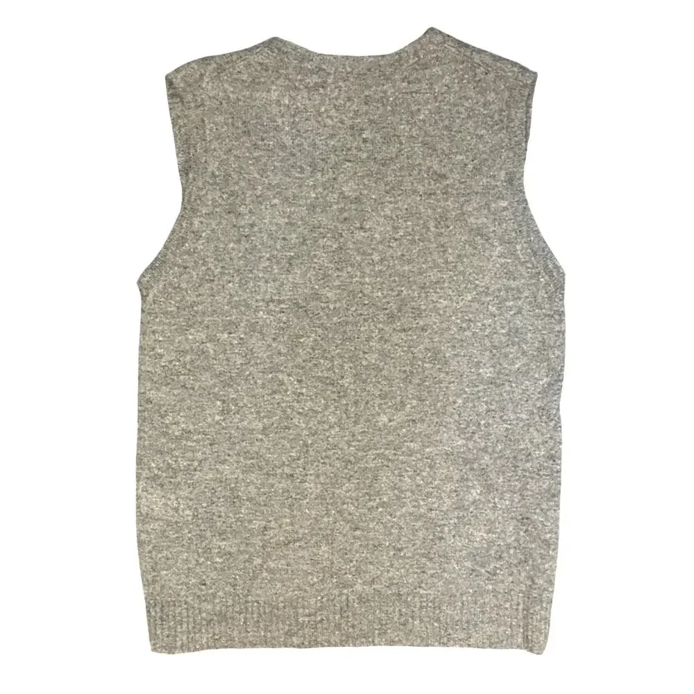 Dog Dept Japan Men's Wool Knit Vest in Gray Size Small
